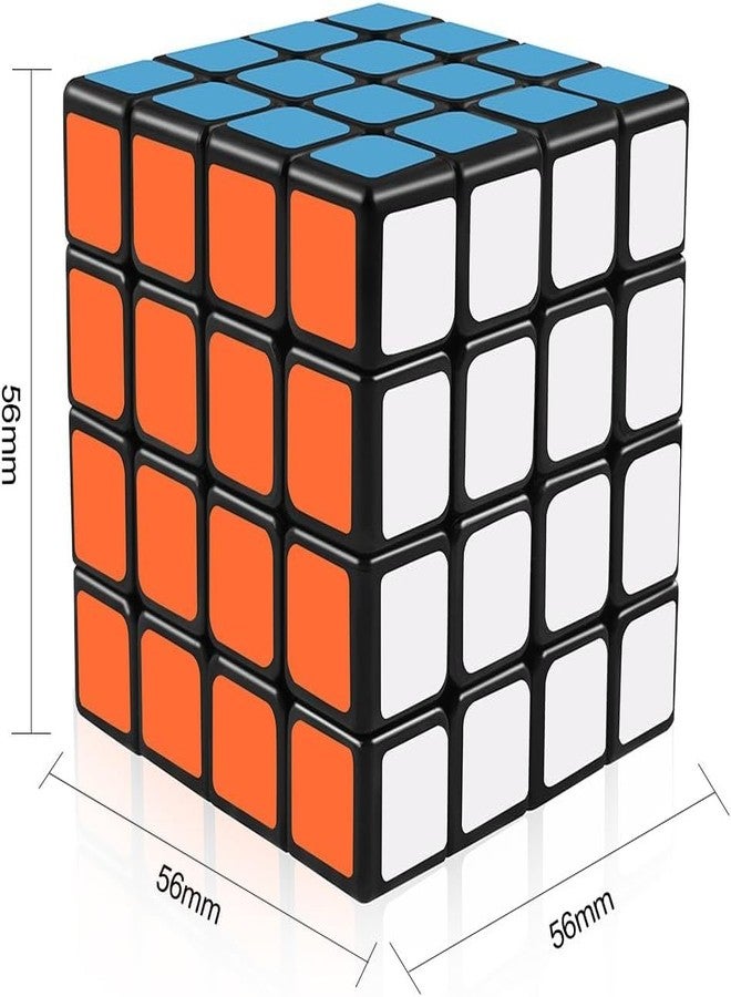 D ETERNAL Speed Cube Combo Set of QiYi 3x3 & 4x4 High Speed Magic Puzzle Cube (QiYi Combo (3x3+4x4)) - Image 5